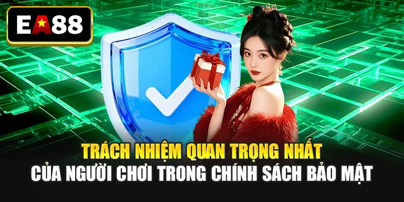 Trách nhiệm quan trọng nhất của người chơi trong chính sách bảo mật
